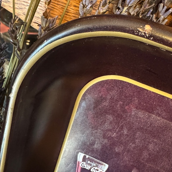 1975 Coca-Cola Art Deco Style Metal Tray with 1920’s Flapper Girl - Picture 6 of 8